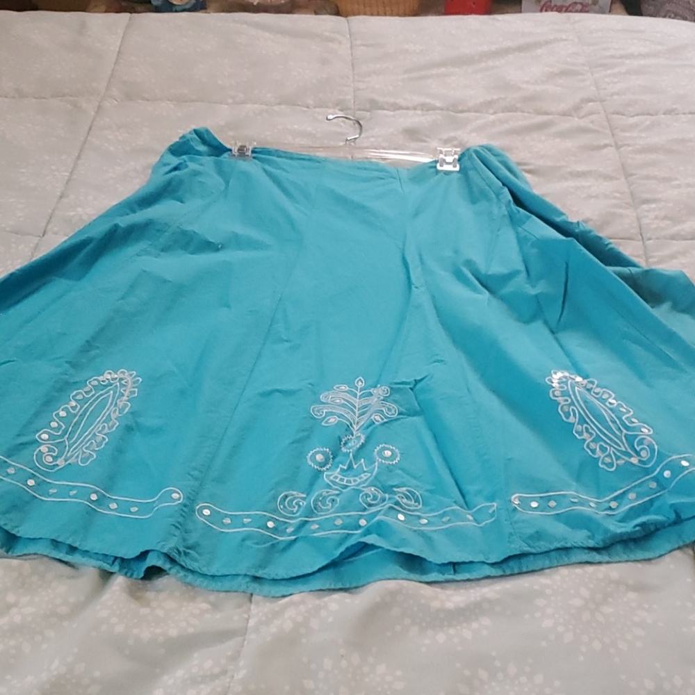 Sag Harbor blue skirt size 18